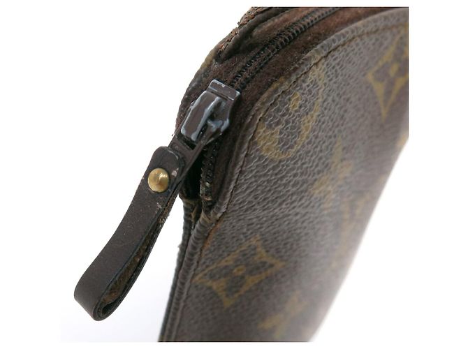 POCHETTE SEGRETA VINTAGE LOUIS VUITTON TOILE MONOGRAM PORTA MONETE PICCOLA Marrone - vista 7