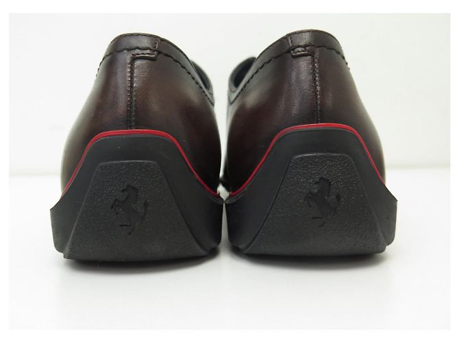 MOCASSINI BERLUTI X FERRARI S4513 6 40 CUOIO MARRONE - vista 5