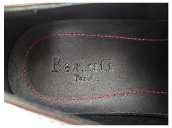 MOCASSINI BERLUTI X FERRARI S4513 6 40 CUOIO MARRONE - vista 9