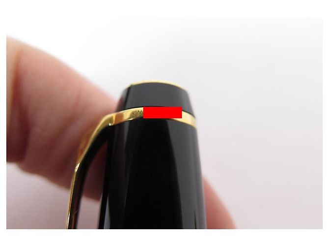 MONTBLANC BOHEME ROTE STEIN FÜLLFEDER 3665 + REISSVERSCHLUSS ETUI Schwarz - Ansicht 11