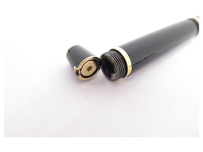 MONTBLANC BOHEME ROTE STEIN FÜLLFEDER 3665 + REISSVERSCHLUSS ETUI Schwarz - Ansicht 9