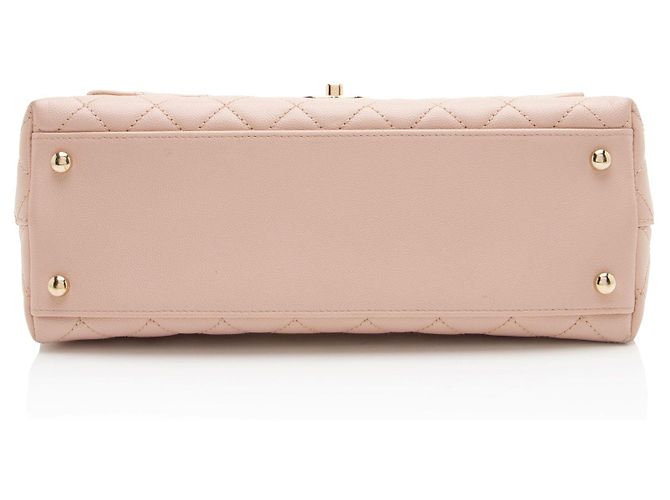 Gabrielle Borsa piccola Coco in pelle di caviar di Chanel Rosa - vista 4