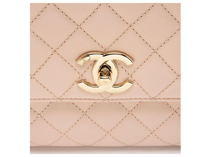Gabrielle Borsa piccola Coco in pelle di caviar di Chanel Rosa - vista 9