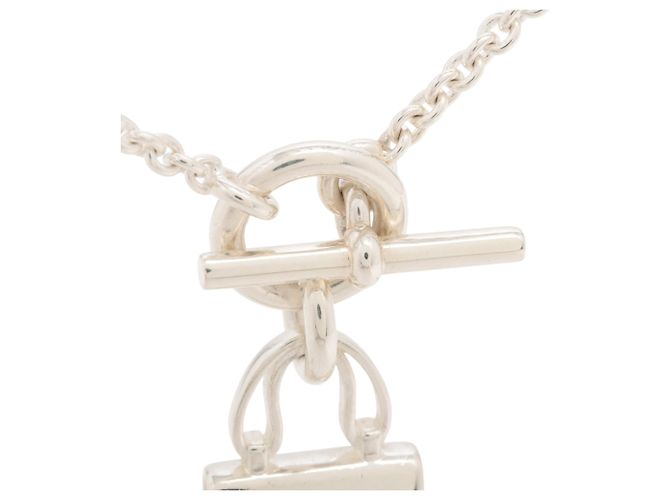 Collana Amulettes Constance in argento sterling Hermès Metallico - vista 4