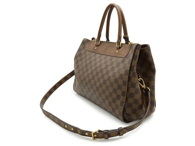 Borsa 2 in 2 Damier Greenwich Louis Vuitton Marrone - vista 2