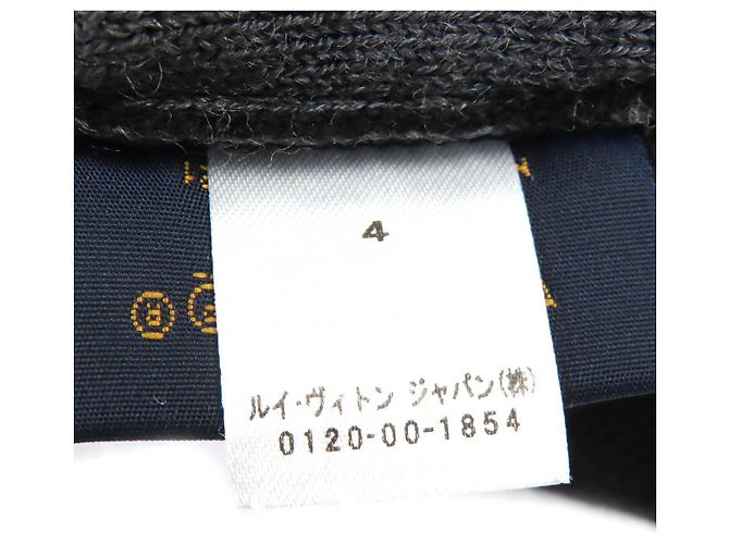Beanie in lana Monogram Louis Vuitton Nero - vista 10