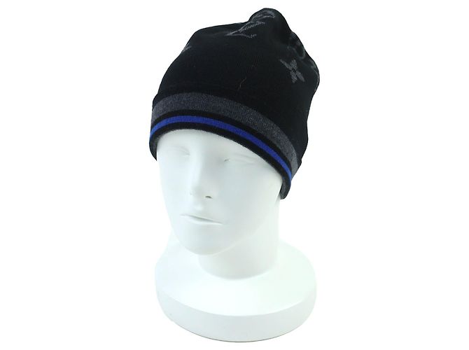 Beanie in lana Monogram Louis Vuitton Nero - vista 2