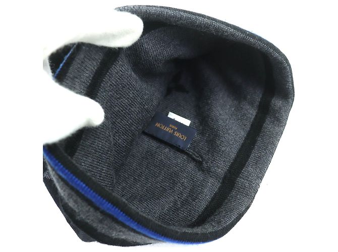 Beanie in lana Monogram Louis Vuitton Nero - vista 6