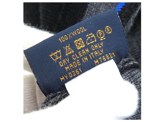 Beanie in lana Monogram Louis Vuitton Nero - vista 8