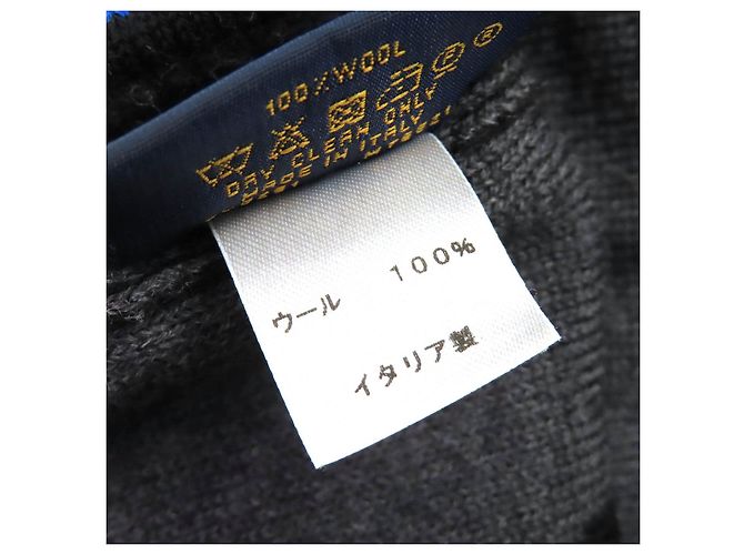 Beanie in lana Monogram Louis Vuitton Nero - vista 9