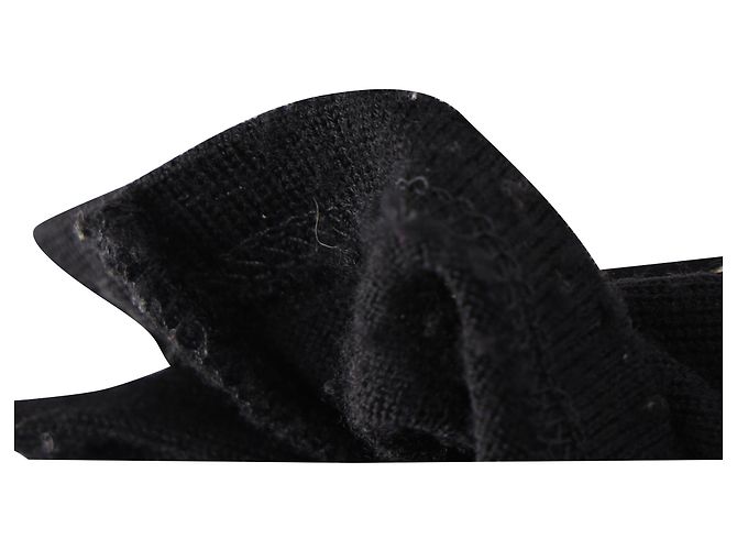 Top de Lana Negra Embellecido con Botones Balmain Negro - vista 7