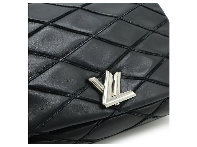 Louis Vuitton GO-14MM Ledertasche Schwarz - Ansicht 9