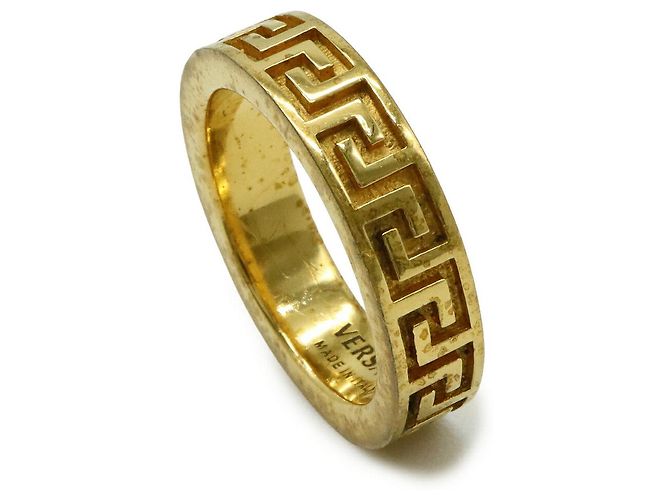 Versace Greca Gold Ring - view 2