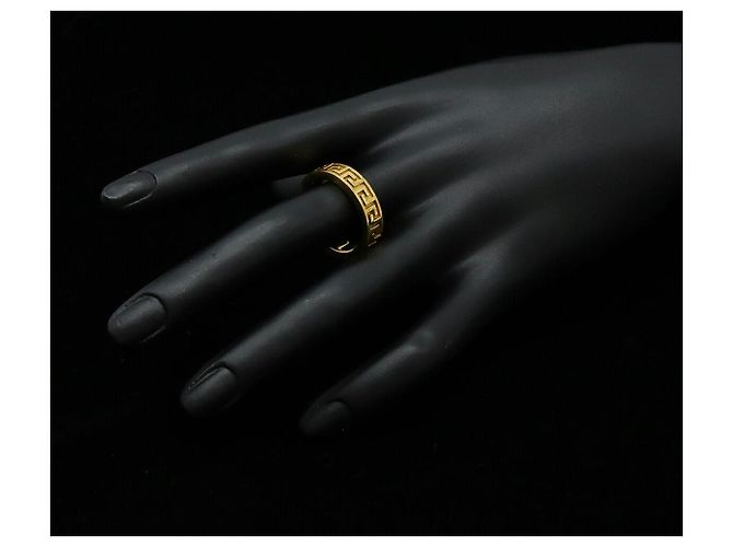 Versace Greca Gold Ring - view 6