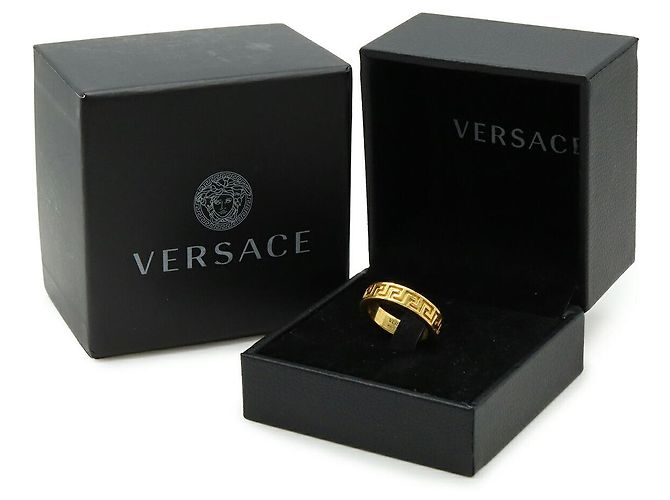 Versace Greca Gold Ring - view 7