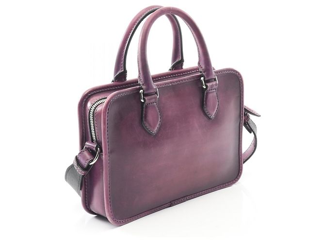 Bolsa de mão Berluti em couro Un Jour Gulliver Calligraphy - vista 5