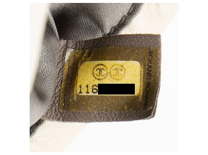 Gabrielle Borsa a Spalla Envelope in Pelle di Agnello Chanel Bianco - vista 6
