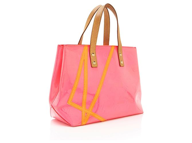 Louis Vuitton Limited Edition Monogram Vernis Fluo Reade PM Tote Orange - Ansicht 2