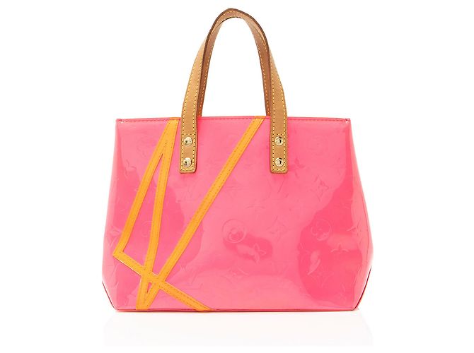 Louis Vuitton Limited Edition Monogram Vernis Fluo Reade PM Tote Orange - Ansicht 3