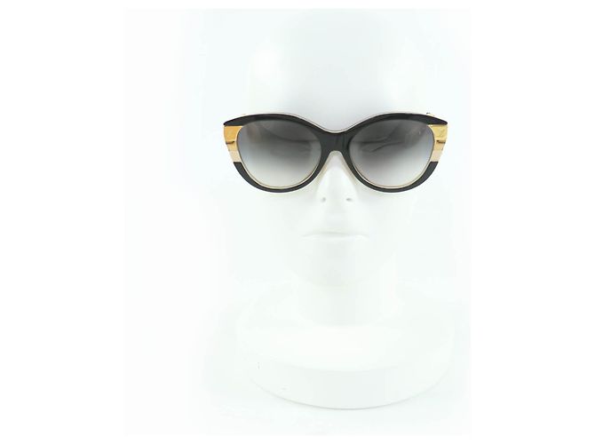 Louis Vuitton Petite Spencer Cat Eye Sonnenbrille Schwarz - Ansicht 3