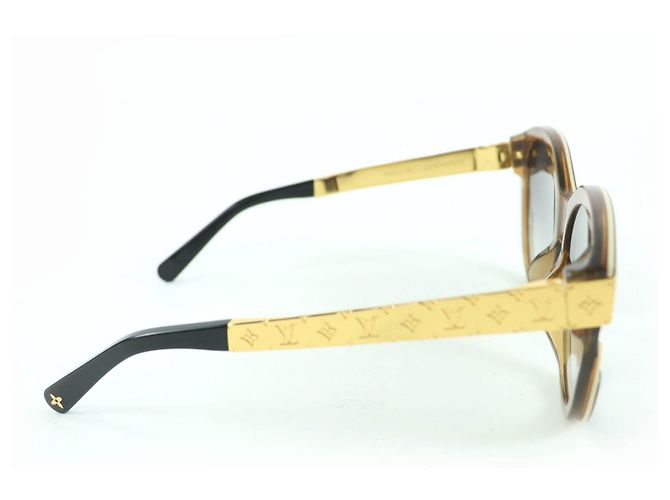 Louis Vuitton Petite Spencer Cat Eye Sonnenbrille Schwarz - Ansicht 6
