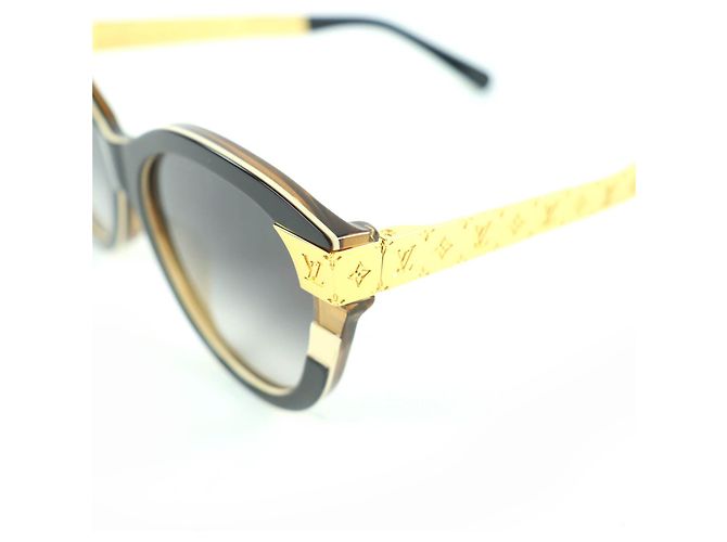 Louis Vuitton Petite Spencer Cat Eye Sonnenbrille Schwarz - Ansicht 8