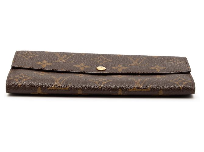 Portafoglio Lungo Sarah Monogramma Louis Vuitton Marrone - vista 3