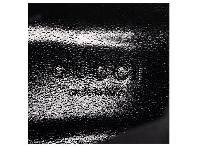 Botines de cuero Horsebit Gucci - Talla 37 Negro - vista 7