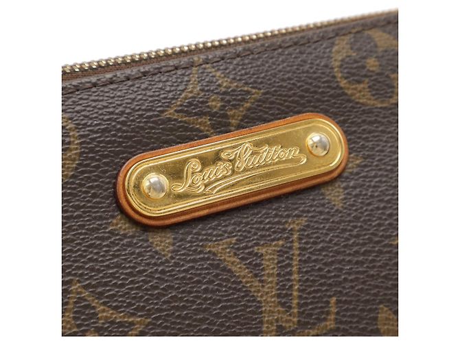 Clutch Eva Monogram Louis Vuitton Marrone - vista 4