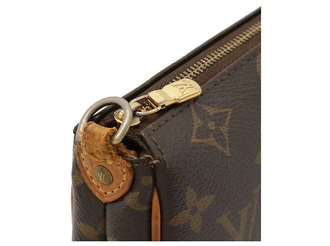 Clutch Eva Monogram Louis Vuitton Marrone - vista 5