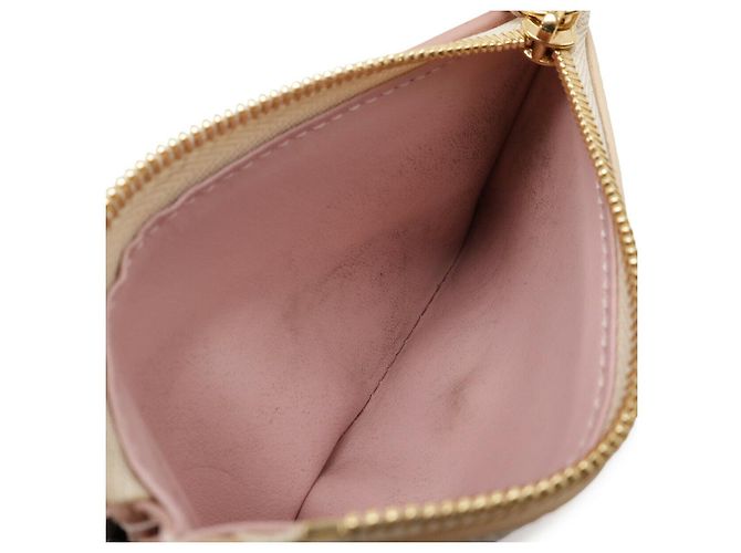 Portafoglio Victorine Damier Azur di Louis Vuitton Marrone Beige - vista 7