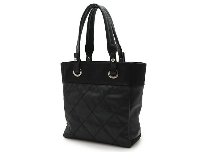 2.55 Chanel Paris Biarritz Tote PM Nero - vista 2