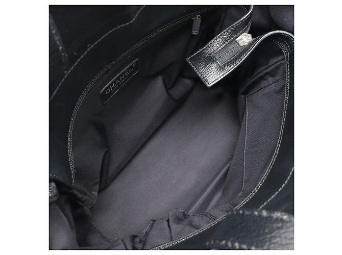 2.55 Chanel Paris Biarritz Tote PM Nero - vista 7