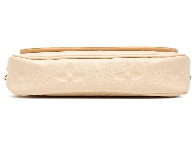 Portafoglio Louis Vuitton Monogram Empreinte Giant Ivy On Chain Marrone - vista 3