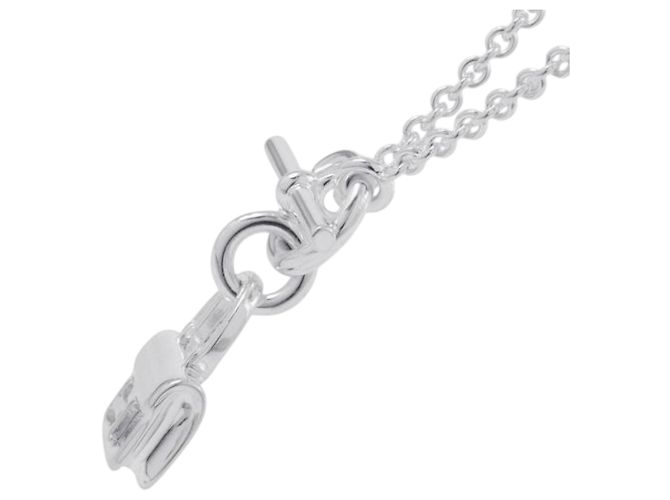Bracciale Amulettes Constance in argento sterling Hermès Metallico - vista 4