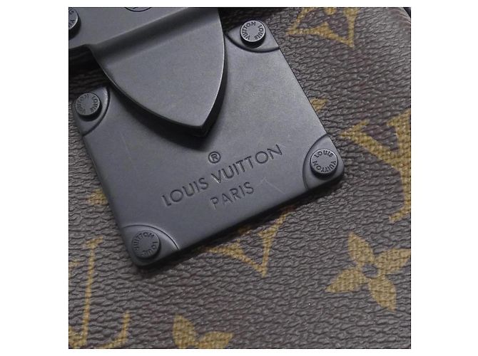 Borsa a Spalla Monogram S Lock Vertical Wearable Wallet Louis Vuitton Nero - vista 4