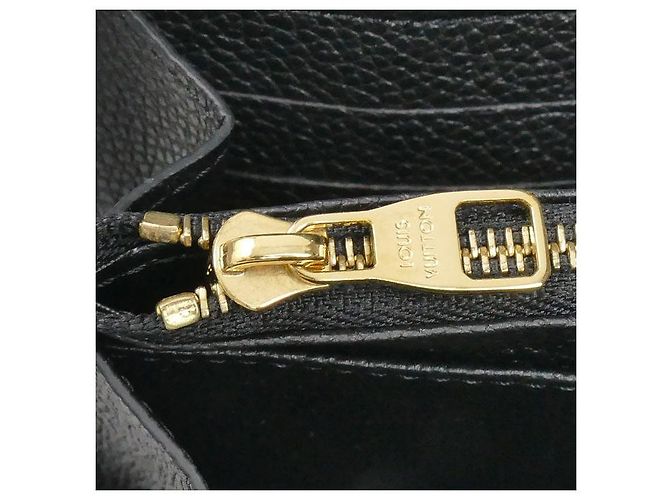 Portafoglio Lungo Monogramma Sarah di Louis Vuitton Nero - vista 7