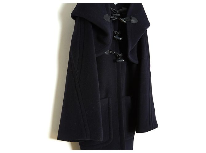 Alaïa Nueve Abrigo de Lana Marino FR40 UK12 US10 NWT Azul marino - vista 3
