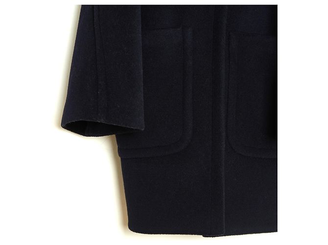 Alaïa Nueve Abrigo de Lana Marino FR40 UK12 US10 NWT Azul marino - vista 4
