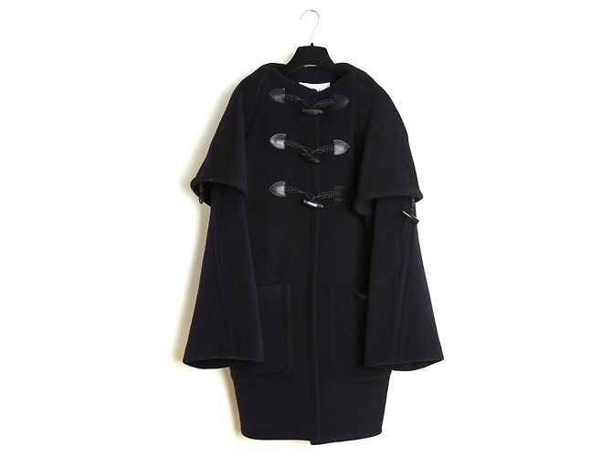 Alaïa Nueve Abrigo de Lana Marino FR40 UK12 US10 NWT Azul marino - vista 7