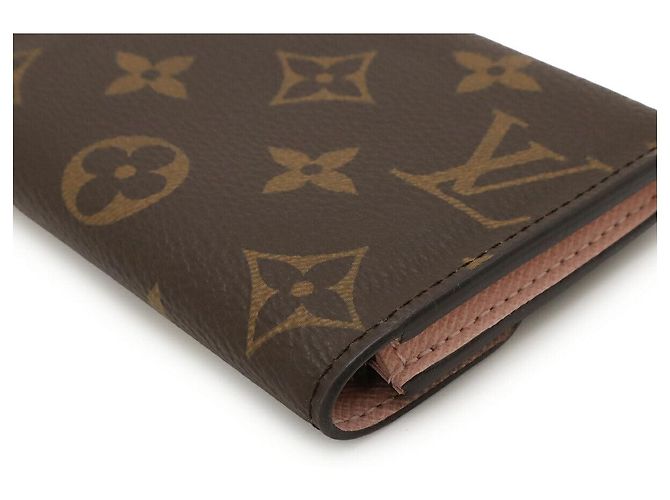 Portamonete Monogram Louis Vuitton Rosa - vista 3