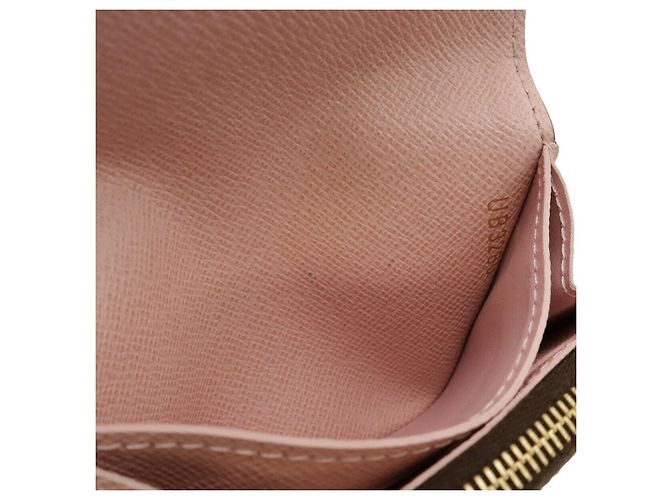 Portamonete Monogram Louis Vuitton Rosa - vista 6
