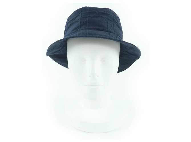 Cappello bucket in denim Cannage TEDDY-D di Christian Dior Blu - vista 2