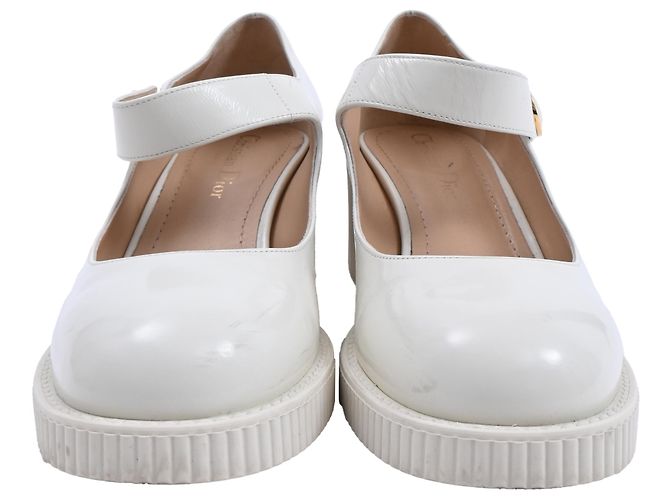 Dior Zapatos D-Doll en cuero blanco Crudo - vista 2