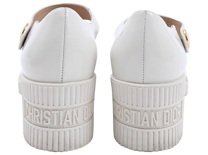 Dior Zapatos D-Doll en cuero blanco Crudo - vista 3