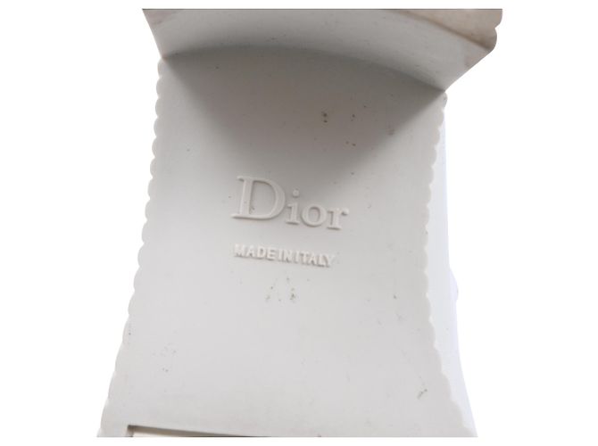 Dior Zapatos D-Doll en cuero blanco Crudo - vista 7