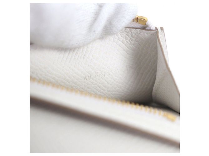 Hermès Béarn Epsom Leather Tri-fold Wallet Brown Beige - view 10