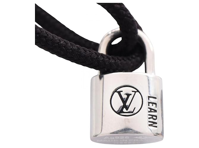 Bracciale Learn Silver Lockit di Louis Vuitton Argento Metallico - vista 3