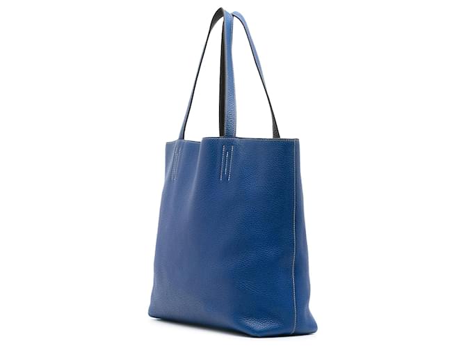 Hermès Clemence Double Sens 36 Blu - vista 2
