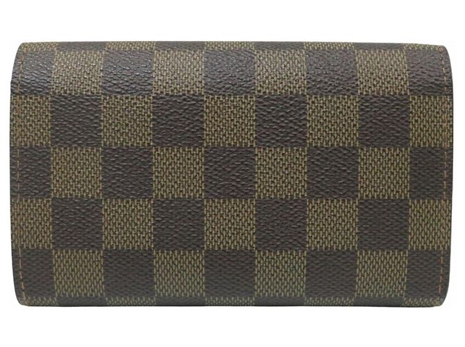 Cartera Bifold de PVC Damier Louis Vuitton Castaño Damier ebene - vista 2